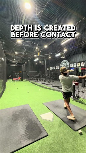 Barrel depth is not something you magically find at contact, it has to be created during the launch.