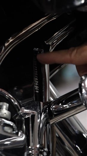 He did the back wheel and we can see the vin?! #onlyatberts | Bert's Black Pearl Indian & Triumph