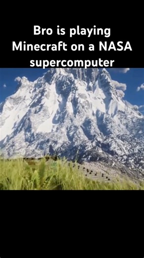 Minecraft NASA Supercomputer Moment