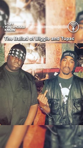Stuff You Should Know | Biggie Smalls and Tupac Shakur had a famous beef with one another in the mid-90s. It was so intense, it sparked an even wider rivalry... | Instagram