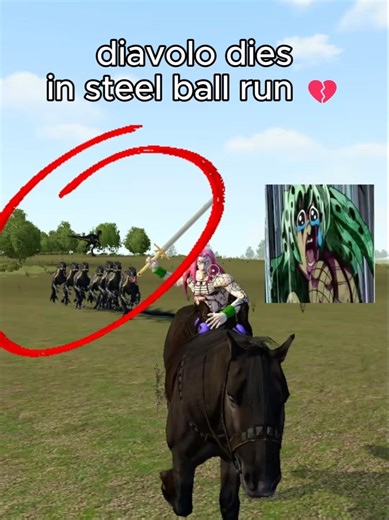 diavolo appears in the steel ball run #diavolo #steelballrun
