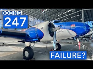 Guided tour around the world's first 'modern' airliner. The Boeing 247.