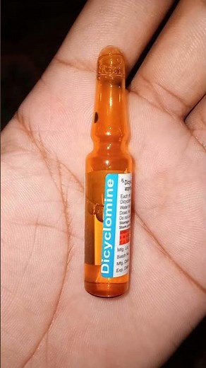 Dicyclomine Injection 💉 Uses 💉Side Effect 💉 Contraindication
