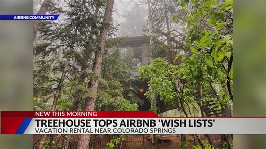 Octagon-shaped treehouse near Colorado Springs tops Airbnb wish lists