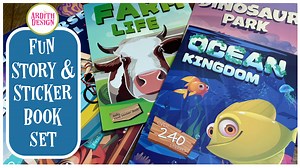 Watch Cute and Colorful Sticker Book Set Kids Flip Through Review on Amazon Live