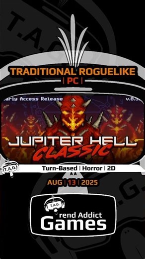 • Jupiter Hell Classic • Traditional Roguelike | Turn-Based | Horror | 2D / PC