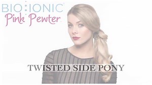 2.9K views · 32 reactions | How To: Twisted Side Pony! For July & August any Bio Ionic GoldPro tool purchase at our stores will include a free gold Pink Pewter headband (while supplies last)! | SalonCentric | Facebook
