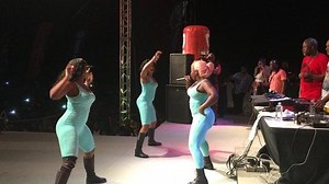 #Spice was on fire last night at the #DigicelReggaeBeachParty 󾓶󾓶󾓶 #newdancemoves | Barbados Reggae Festival