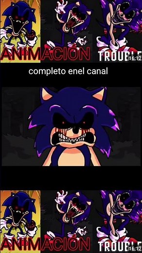 FNF VS SONIC EXE ANIMACIÓN YOU CANT RUN #fnf #sonic #sonicexefnf #fridaynightfunkinmod #music
