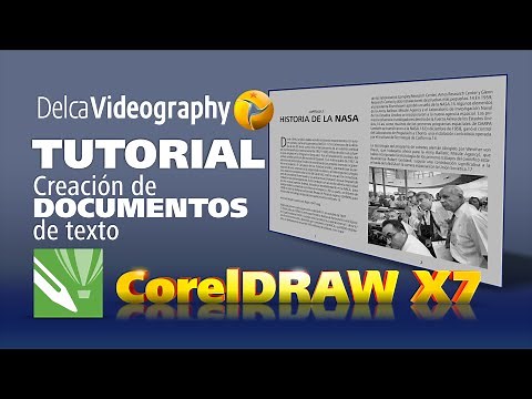 (BÁSICO) TUTORIAL 6 CorelDRAW: CÓMO CREAR DOCUMENTOS DE TEXTO