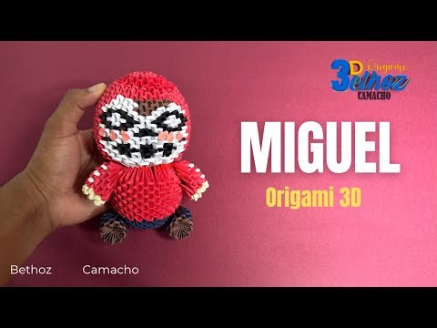 Creamos a Miguel en Origami 3D - Bethoz Camacho
