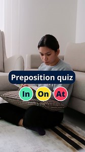 ✅ Is it IN, ON, or AT? We’ve got a quick mini preposition test for you! 🎯 Follow along with this video and see how many you get right. | Learning English with Oxford