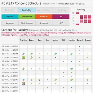 Viz your Tableau Conference schedule in 3 steps