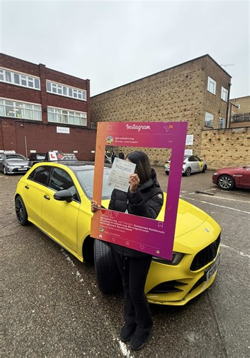 Alhamdulilah, another pass First time 🥳🏆 huge congratulations!! to Thamina well done! smashed it Passed with 0 Minors!! @goodmayesdtc 👏✅ #drivinginstructor #drivingtest #fyp #automaticdrivinglessons