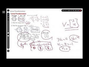(Math 3) Linear Algebra : Lecture(7): Linear Transformation part(1) .