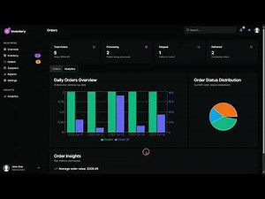 Next.js Inventory Dashboard UI Template 🔥 | Dark + Light Mode | Shadcn + Tailwind CSS