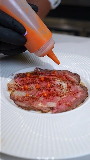 🥩 Wild Style Taste: Sous-Vide Angus Beef, Sliced with Tuna Sauce