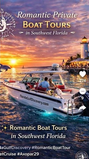 Romantic Private Boat Tours, Southwest Florida with Florida Gulf Discovery LLC