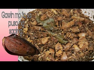Adobong Puso ng Saging | Easy Recipe