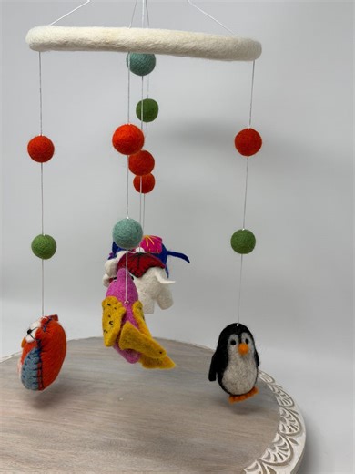 Felted Hanging Decorations. - Etsy