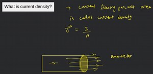 What is current  density?... | Filo
