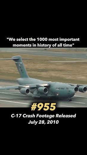 History / Reels on Instagram: "The military has released shocking footage of a C-17 transport plane crash — a rare glimpse into the dangers faced by pilots and crews ✈️🔥. The footage captures the plane moments before impact, emergency maneuvers, and the catastrophic results of a split-second failure. This event is a stark reminder of the risks of military aviation, the bravery of those who fly, and the power of technology — when it fails ⚡️💥. #C17Crash #MilitaryHistory #Aviation 