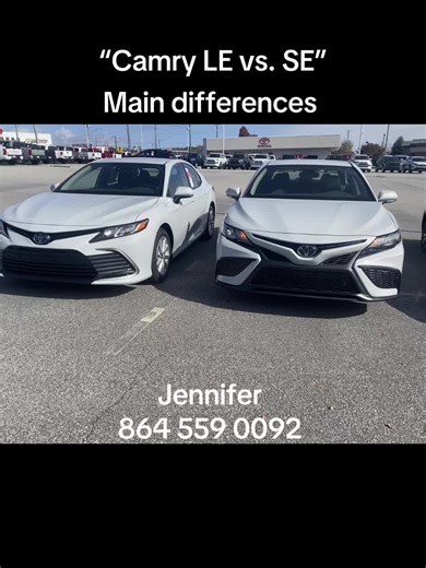 Toyota Camry SE vs LE: Main Differences