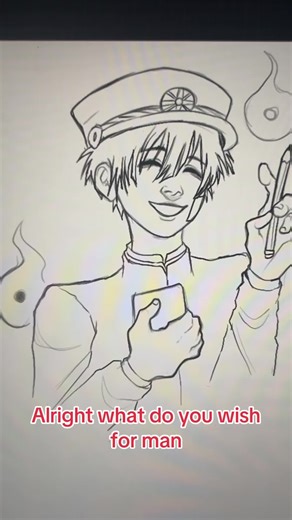 Drawing Hanako and Yashiro from TBHK