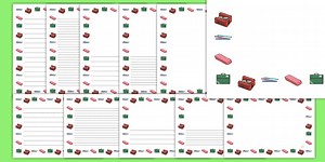 Back to School Page Borders