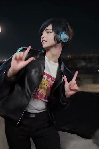 Makoto Yuki Minato Arisato Persona 3 Hero Realistic Character Dancing on So Crazy #DancingAI 640