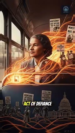 Civil Rights Movement 👊 ｜ Rosa Parks’ Courage That Changed History 🚌 On December 1, 1955, in Montgomery, Alabama, 42-year-old Rosa Parks — a soft-spoken seamstress and longtime NAACP secretary — refused to give up her seat in the “colored” section of a city bus to a white passenger when the white section filled up. Under Montgomery’s segregation laws, Black passengers were required to move further back or stand if whites needed seats. Parks calmly said “No,” was arrested, fined $10 plus court 