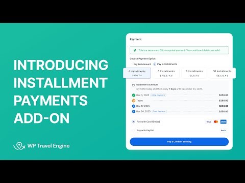 Introducing Installment Payments Add-on | WP Travel Engine