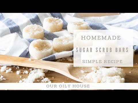 Homemade Sugar Scrub Bars | All-Natural Sugar Scrub with Essential Oils