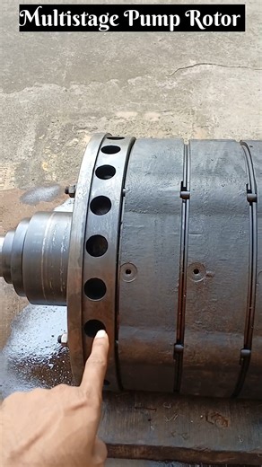 Multistage Centrifugal Pump Rotor #pump #rotor #centrifugalpumps