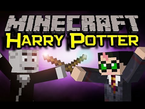 Minecraft HARRY POTTER Mod Spotlight - YOU'RE A WIZARD STEVE! (Minecraft Mod Showcase/Custom Map)