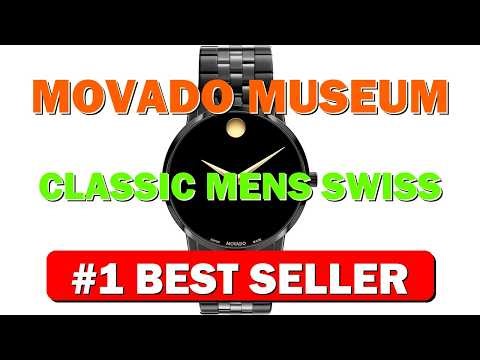 Movado Museum Classic Men's Swiss Quartz Watch Stainless Steel Link Bracelet - B0D38GZW7D