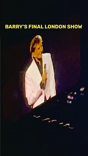 Barry Manilow Says Goodbye to London 💔 | Final O2 Concert Highlights (June 2026) #shorts
