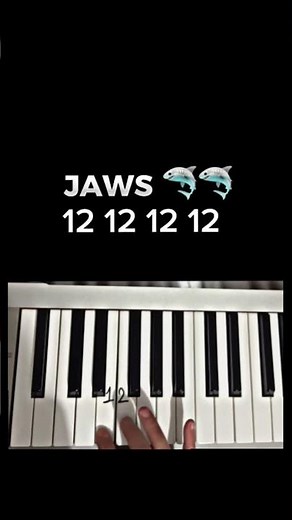 JAWS – Piano Tutorial 🎹🦈 | Easy & Epic Theme #piano #pianocover