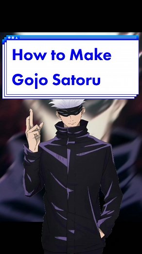 How to Make Gojo in Roblox#fyp #jujutsukaisen #roblox