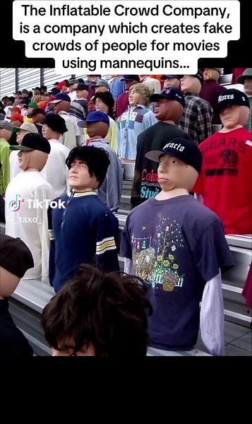 Inflatable Crowds: Movie Magic with Mannequins