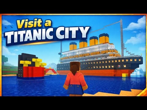 Visiting a Titanic City in Block Craft 3D 🚢 | Amazing Titanic Town Tour