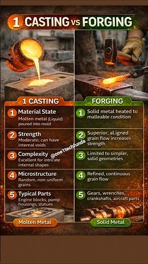 Casting vs Forging