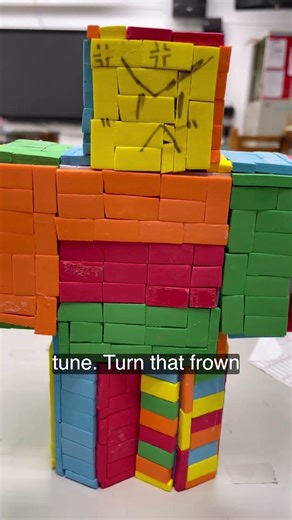 Prism and Pyramid Robot #handmade #funny