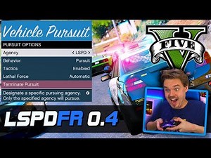 GTA 5 LSPDFR 0.4 Update Features Showcase: Pursuit Tactics and Menu, Callouts and Pause Menu