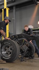 Tear it down to build it up! Our C10 sheds its old suspension to make way for the new ones. Watch along as we take this classic Chevy C10, and we get it ready to hit the track. Watch Now: https://youtu.be/N1QFvn_VMNE | Powerblock TV