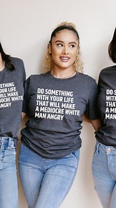 Living rent-free in fragile minds, one shirt at a time. ✨ #DoSomethingWithYourLife that sparks conversations, challenges norms, and makes just the right people uncomfortable. 💅 #BoldStatements #UnapologeticStyle #SpeakYourTruth #EmpoweredLiving #FeministFashion #ClapBackSeason #PettyButPretty #ShirtGoals #FightThePatriarchy #WomenSupportingWomen #StyleWithPurpose #GraphicTeeGoals #ShopSmall #StatementTees #InclusiveFashion #WearYourVoice #SustainableStyle #SupportSmallBusiness #FashionForChange