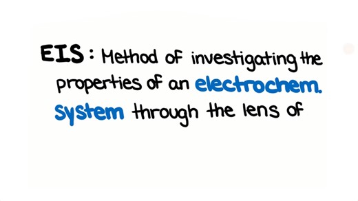 Introduction to Electrochemical Impedance Spectroscopy (EIS)