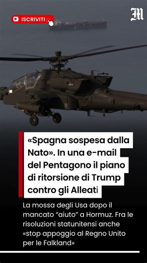 «Spagna sospesa dalla Nato». Il piano di ritorsione di Trump per il mancato appoggio a Hormuz