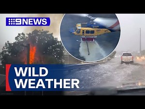 Thousands still without power after storm lashes Perth | 9 News Australia