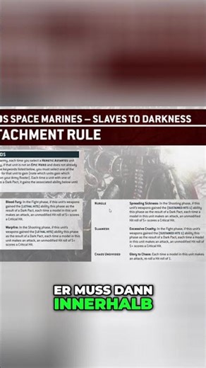 Chaos Space Marines: Individualisiere deinen Gott für Synergien! #shorts